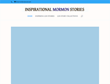 Tablet Screenshot of inspirationalmormonstories.com